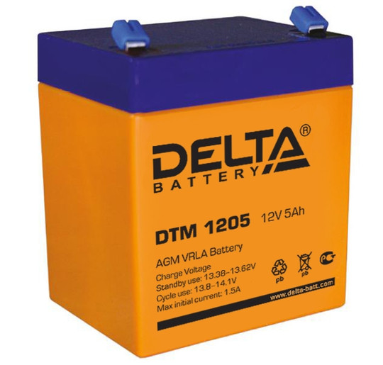 Аккумуляторная батарея Delta  DTM 1205
