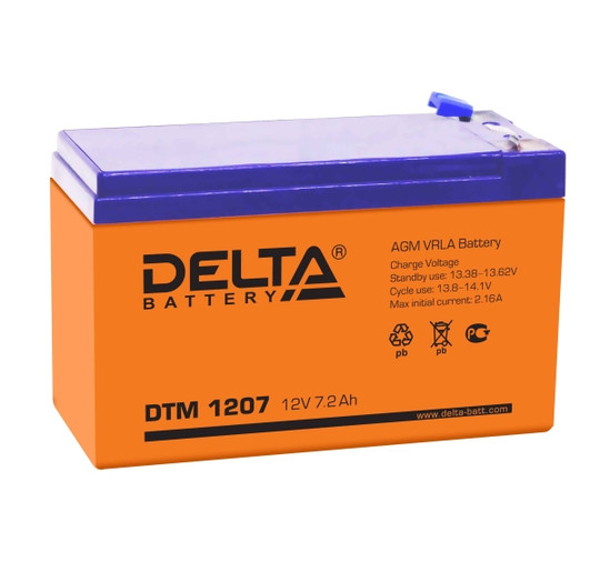 Аккумуляторная батарея Delta  DTM 1207