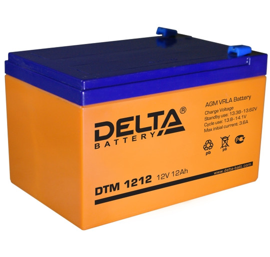 Аккумуляторная батарея Delta  DTM 1212