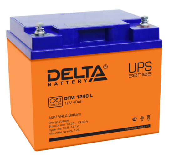 Аккумуляторная батарея Delta  DTM 1240 L