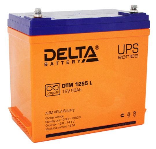 Аккумуляторная батарея Delta  DTM 1255 L