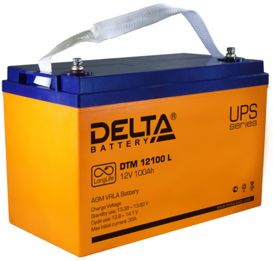 Аккумуляторная батарея Delta  DTM 12100 L