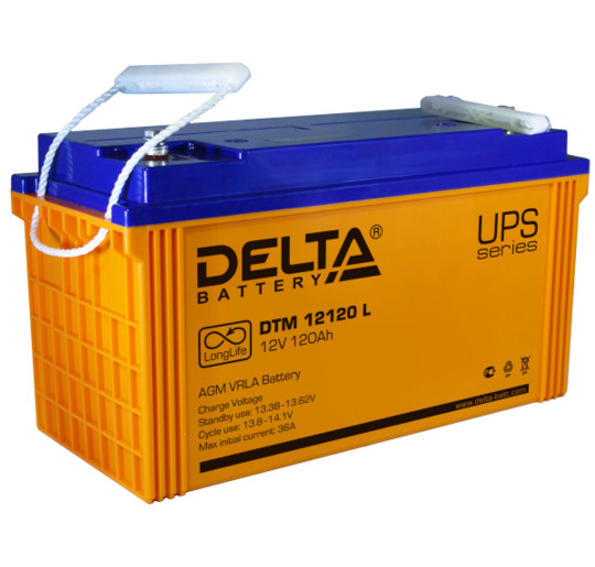 Аккумуляторная батарея Delta  DTM 12120 L
