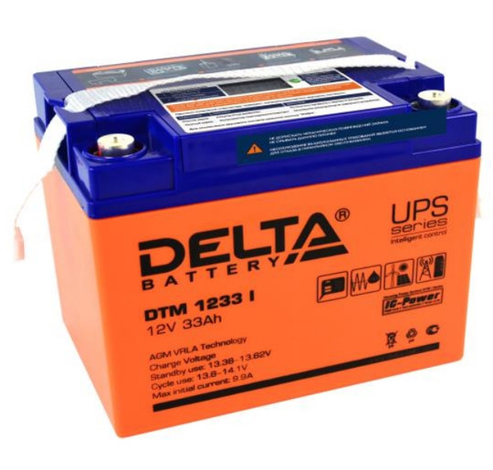 Аккумуляторная батарея Delta  DTM 1233 I