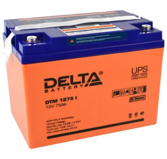 Аккумуляторная батарея Delta  DTM 1275 I