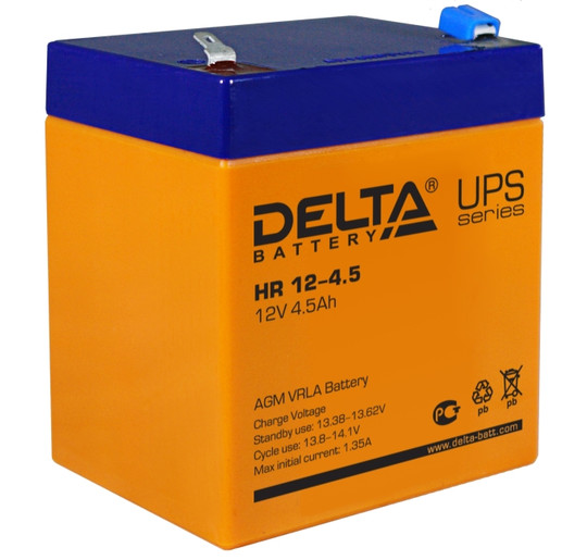 Аккумуляторная батарея Delta  HR 12-4.5