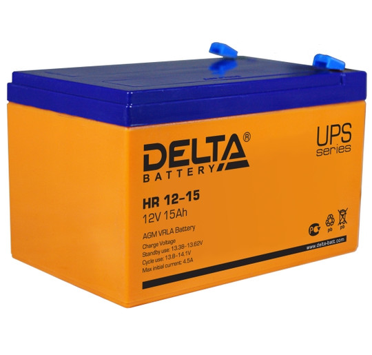 Аккумуляторная батарея Delta  HR 12-15