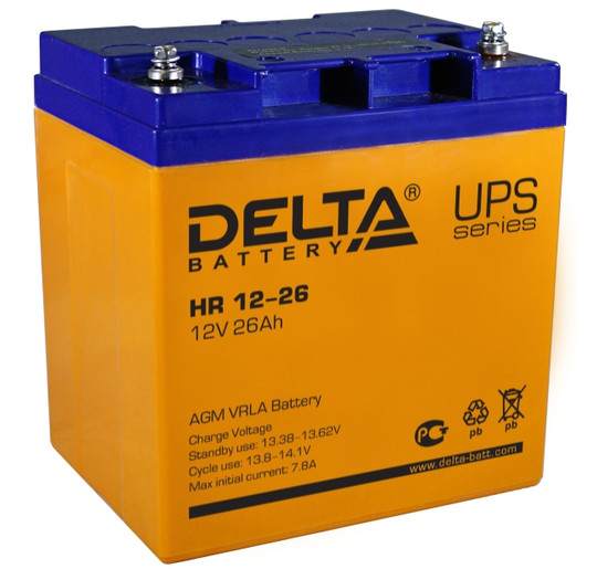 Аккумуляторная батарея Delta  HR 12-26