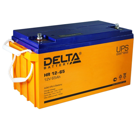 Аккумуляторная батарея Delta  HR 12-65