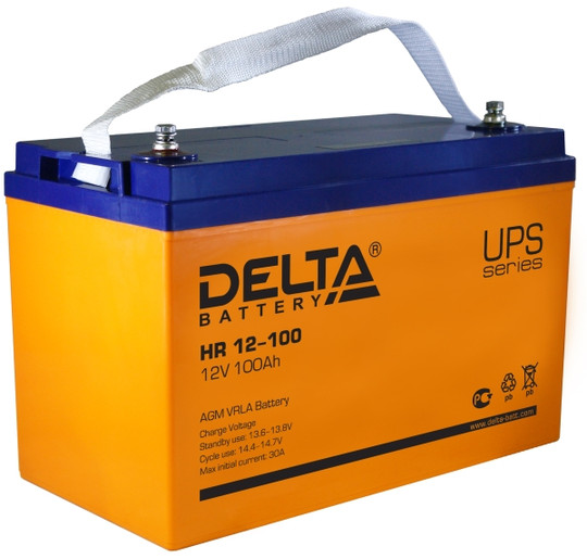 Аккумуляторная батарея Delta  HR 12-100