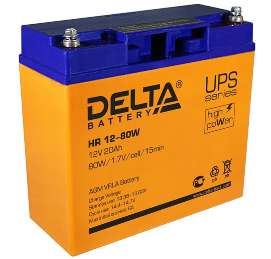 Аккумуляторная батарея Delta  HR 12-80 W