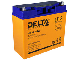 Аккумуляторная батарея Delta  HR 12-80 W