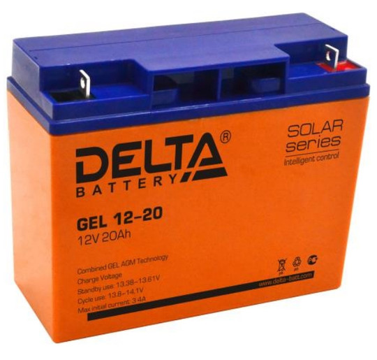Аккумуляторная батарея Delta  GEL 12-20