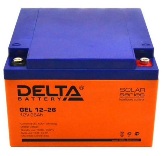 Аккумуляторная батарея Delta  GEL 12-26