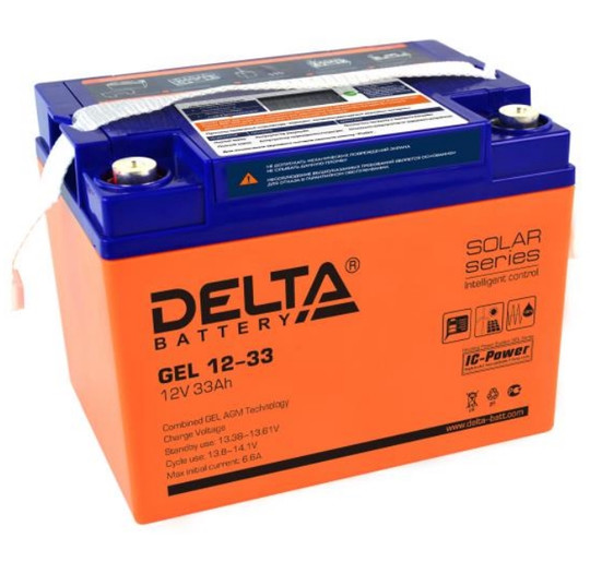 Аккумуляторная батарея Delta  GEL 12-33