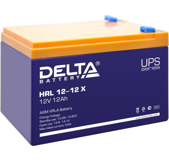 Аккумуляторная батарея Delta  HRL 12-12 Х