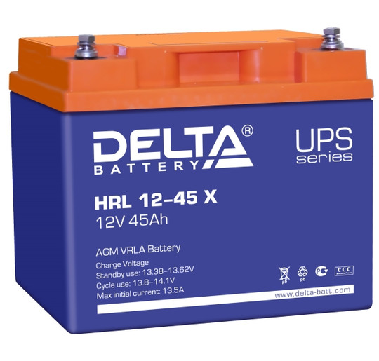 Аккумуляторная батарея Delta  HRL 12-45 Х