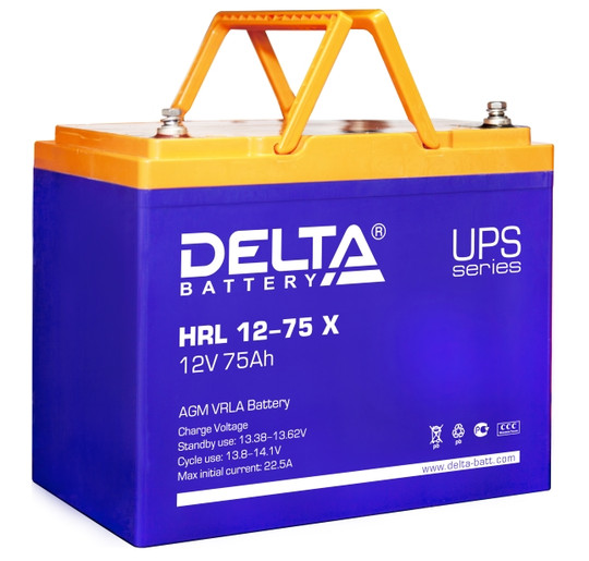 Аккумуляторная батарея Delta  HRL 12-75 Х